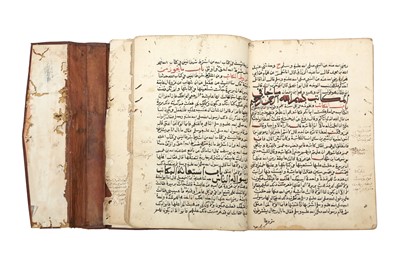 Lot 412 - THREE RELIGIOUS MANUSCRIPTS