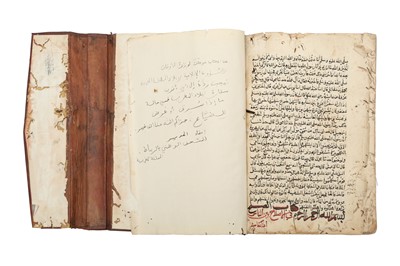 Lot 412 - THREE RELIGIOUS MANUSCRIPTS