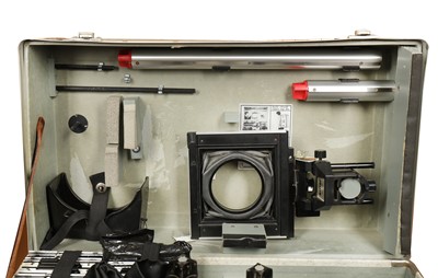 Lot 34 - A Sinar P 5x4 Large Format Monorail Camera Outfit
