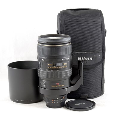 Lot 390 - AF VR-Nikkor 80-400mm f4.5-5.6D Zoom Lens.