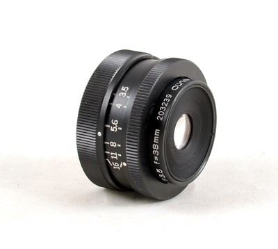 Lot 455 - Olympus Zuiko 38mm f3.5 Macro Lens for Bellows.