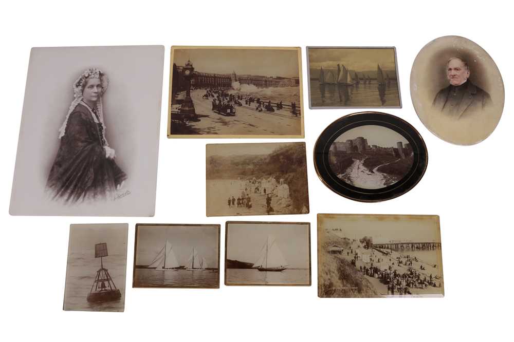 Lot 38 - A Selection of Photographs on Glass