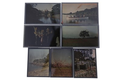 Lot 37 - A Selection of Autochrome plates and Colour Glass Positives