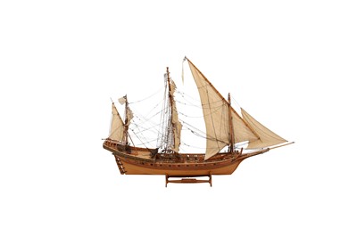 Lot 195 - A COLLECTION OF SCRATCH BUILT MODEL SHIPS