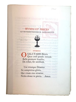 Lot 103 - Gill (Eric) Ritus Servandus in Benedictione