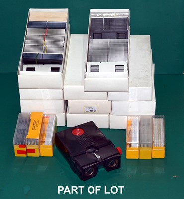 Lot 618 - Large Collection of Stereo Viewers and 3D Slides.