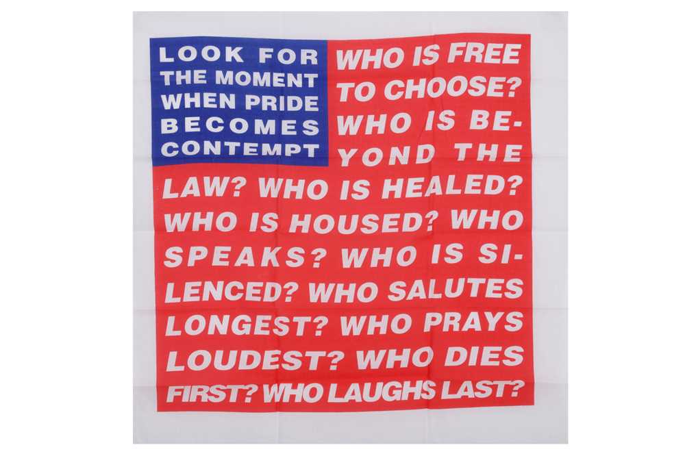 Lot 298 - BARBARA KRUGER (AMERICAN B.1945)