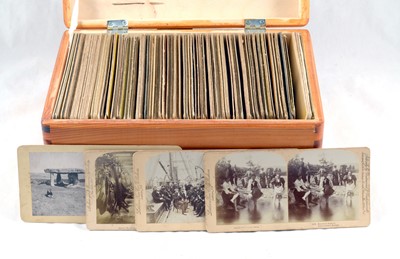 Lot 617 - Box of Approx 200 Stereo Views, Mainly UK  Scenes.
