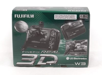 Lot 345 - Fuji Real 3D W3 Digital Stereo Camera, New, Old Stock.