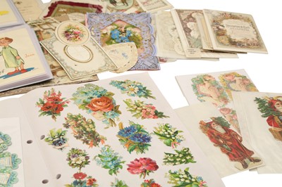 Lot 206 - A LARGE COLLECTION OF VICTORIAN, EDWARDIAN AND LATER EPHEMERA