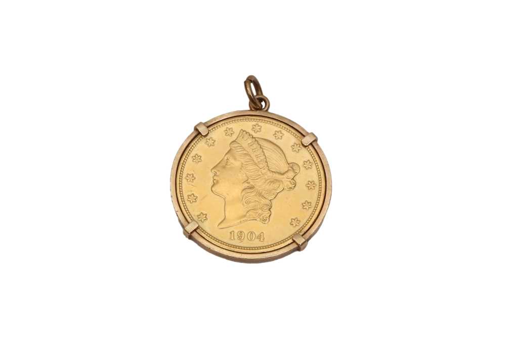 Lot 172 - A 1904 TWENTY DOLLAR GOLD COIN