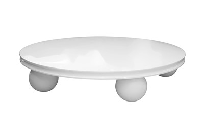 Lot 301 - AN EXCEPTIONALLY LARGE CONTEMPORARY CIRCULAR COFFEE TABLE