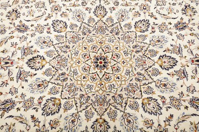 Lot 90 - A FINE KASHAN CARPET, CENTRAL PERSIA