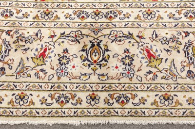 Lot 90 - A FINE KASHAN CARPET, CENTRAL PERSIA