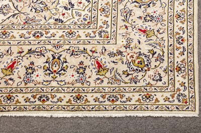 Lot 90 - A FINE KASHAN CARPET, CENTRAL PERSIA