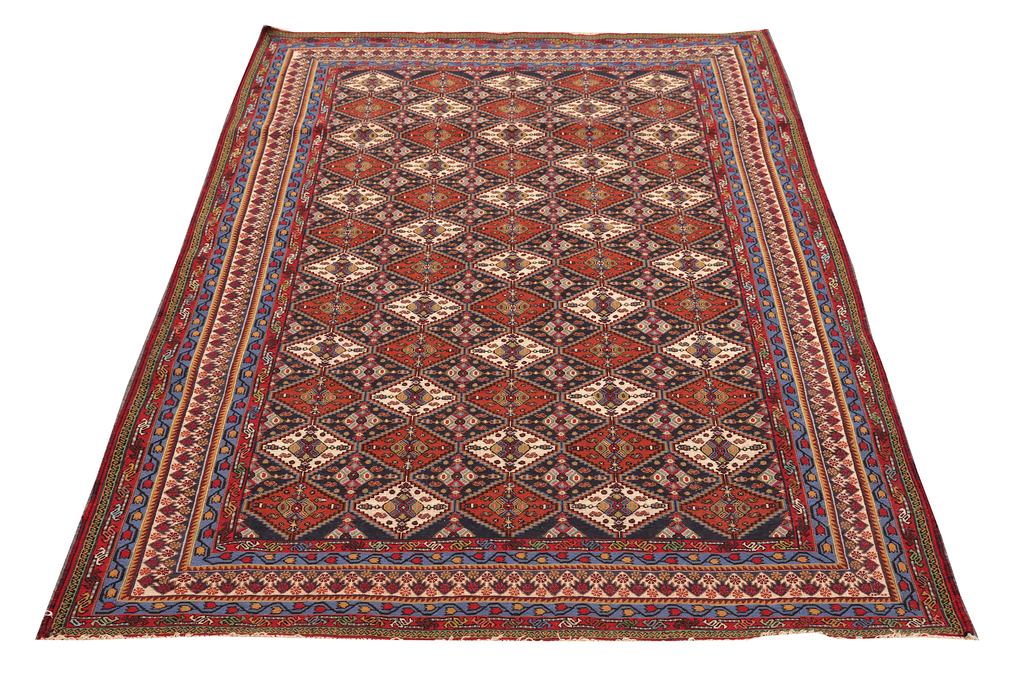 Sumac Rugs Lot 60 - A FINE AFSHAR SUMAC RUG, SOUTH-WEST PERSIA