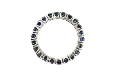 Lot 59 - A sapphire eternity ring