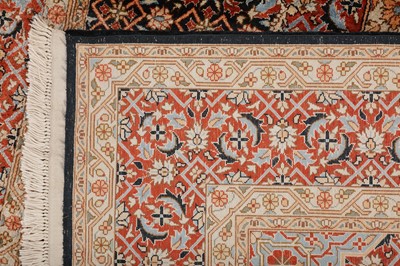 Lot 75 - AN EXTREMELY FINE CHINESE SILK RUG