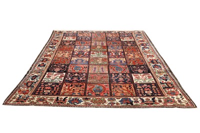 Lot 101 - AN ANTIQUE BAKHTIARI GARDEN DESIGN CARPET, WEST PERSIA