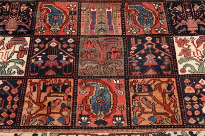Lot 101 - AN ANTIQUE BAKHTIARI GARDEN DESIGN CARPET, WEST PERSIA