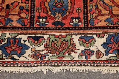 Lot 101 - AN ANTIQUE BAKHTIARI GARDEN DESIGN CARPET, WEST PERSIA