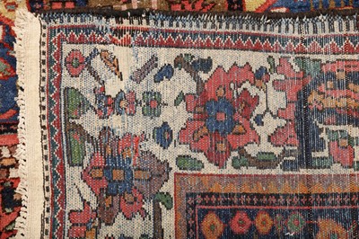 Lot 101 - AN ANTIQUE BAKHTIARI GARDEN DESIGN CARPET, WEST PERSIA
