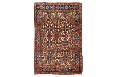 Lot 102 - A FINE QUM RUG, CENTRAL PERSIA