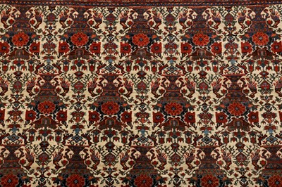 Lot 79 - A FINE ABADEH RUG WITH SALEH-SULTAN DESIGN, WEST PERSIA