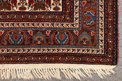 Lot 79 - A FINE ABADEH RUG WITH SALEH-SULTAN DESIGN, WEST PERSIA