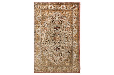 Lot 97 - A VERY FINE SILK QUM RUG, CENTRAL PERSIA