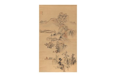 Lot 150 - A GROUP OF CHINESE SCROLL PAINTINGS AND PRINTS.