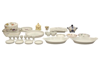 Lot 432 - A COLLECTION OF PORCELAIN KITCHENALIA