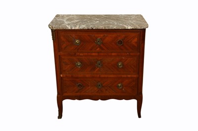 Lot 303 - A PIERRE ANTOINE VEAUX FRENCH LOUIX XVI TRANSITIONAL STYLE KINGWOOD CHEST, LATE 18TH CENTURY