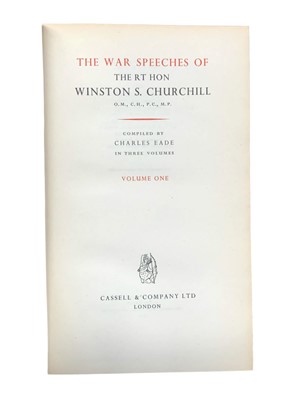 Lot 174 - Churchill. Speeches. 1951-2