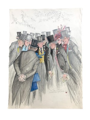 Lot 110 - Macartney-Snape (Sue) The Queen at Ascot: The world seems full of double chins