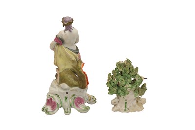 Lot 412 - A BOW PORCELAIN FIGURE OF NEPTUNE, CIRCA 1760