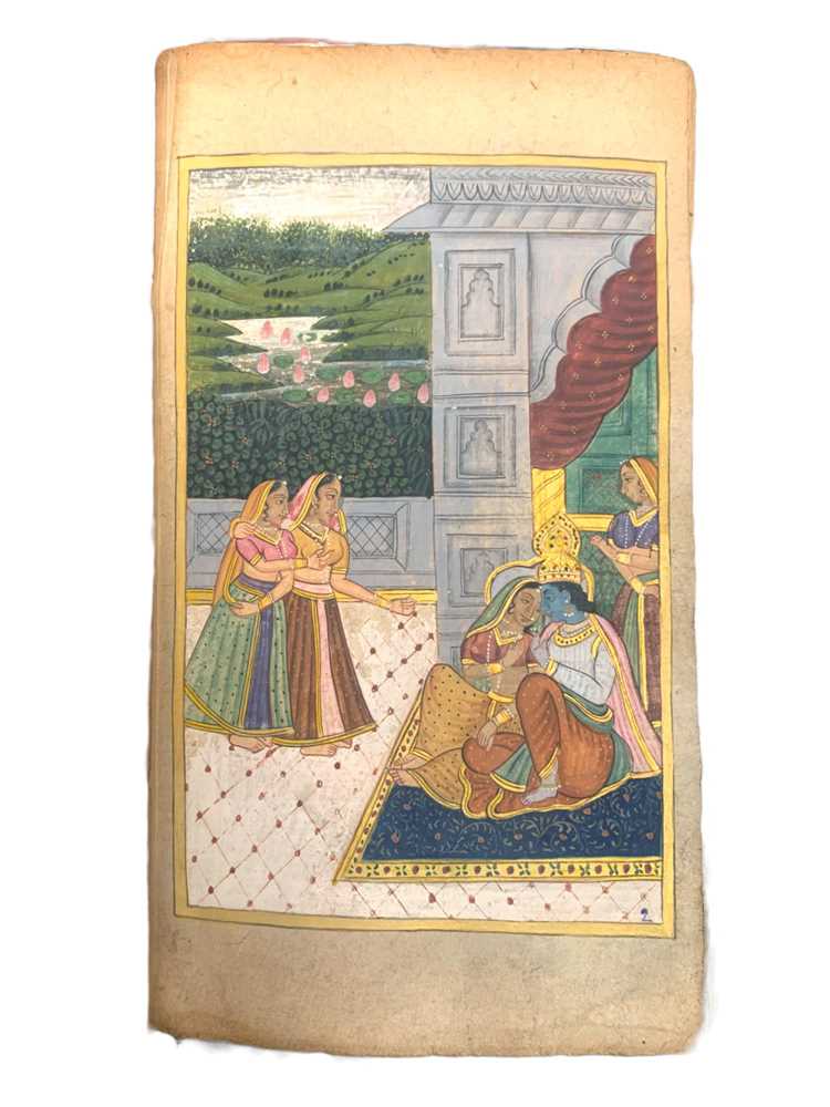 Lot 200 - An illustrated Devanagari manuscript