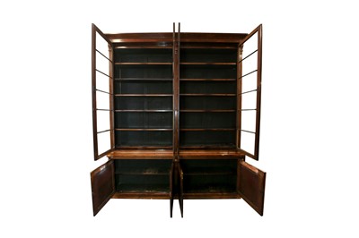 Lot 201 - A GEORGE IV ROSEWOOD LIBRARY BOOKCASE