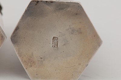 Lot 271 - An early 20th century Chinese Export silver match box holder, Shanghai circa 1920 retailed by Hung Chong