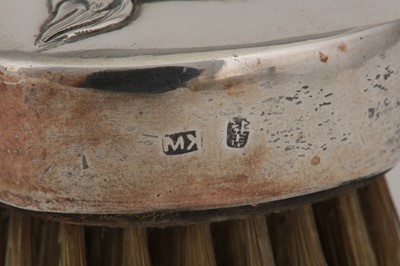 Lot 395 - A mixed group of early 20th century Chinese Export silver dressing table items