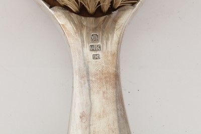 Lot 395 - A mixed group of early 20th century Chinese Export silver dressing table items