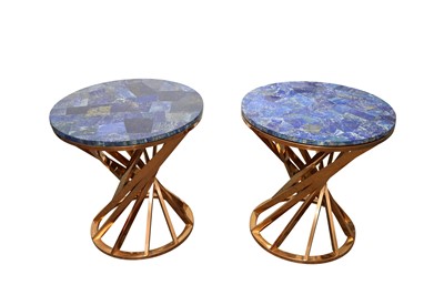 Lot 504 - A PAIR OF CONTEMPORARY OCCASIONAL TABLES