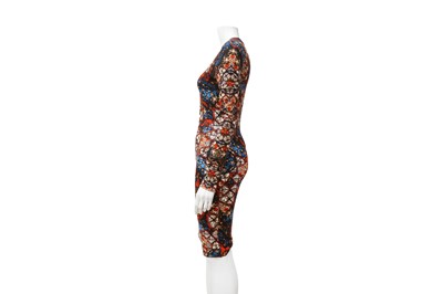 Lot 53 - Alexander McQueen Stained Glass Print Dress - Size 38