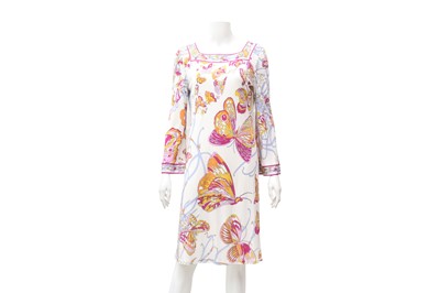 Lot 35 - Emilio Pucci Butterfly Print Dress - Size 44