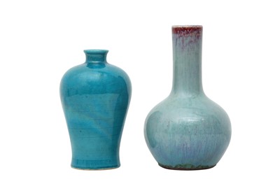 Lot 181 - TWO CHINESE VASES.