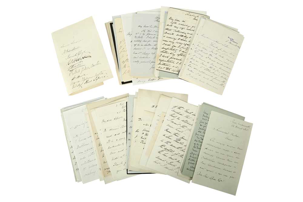 Lot 170 Collection of Letters. Sir John Shaw