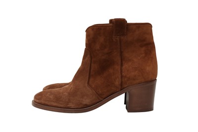 Lot 69 - Laurence Dacade Brown Heeled Ankle Boot - Size 38