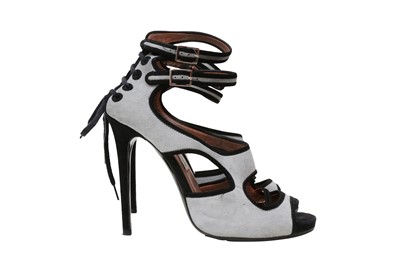 Lot 167 - Tabitha Simmons Grey Strappy Heeled Sandal - Size 38