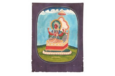 Lot 300 - TEN NEPALESE DEVOTIONAL PAINTINGS FROM A DISPERSED ALBUM