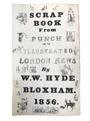 Lot 230 - Hyde. Scrap Book, 1856